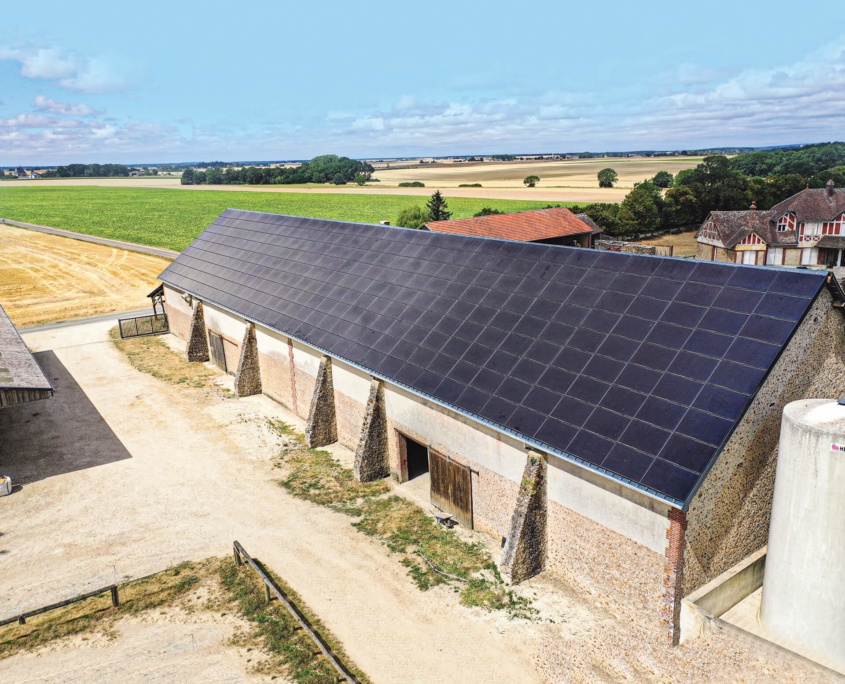 Installation Photovolta Que Exploitant Agricole Groupe Roy Nergie